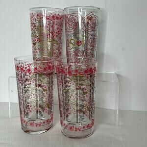 Kentucky Derby 152 Churchill Downs 2026 Mint Julep Glasses Set of 4 Roses